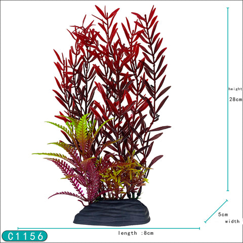 Big Kahuna 11 inch Small Base Plastic Plants