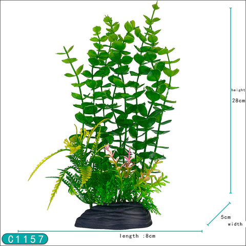 Big Kahuna 11 inch Small Base Plastic Plants