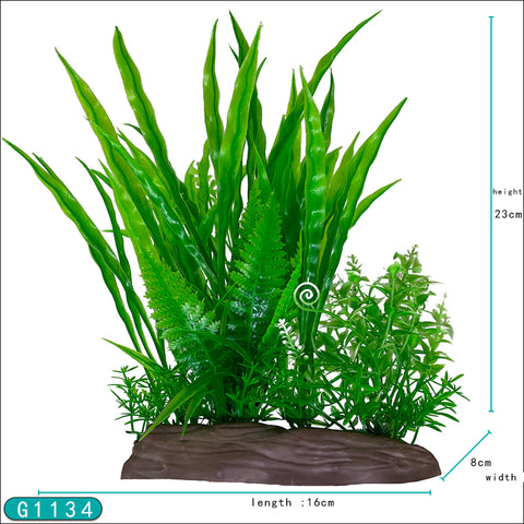 Big Kahuna 11 inch Large Base Plastic Plants