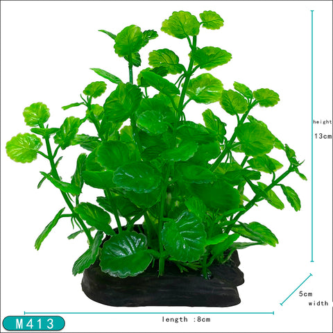 Big Kahuna 4 inch Medium Base Plastic Plants (6 pack)