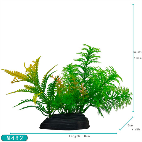 Big Kahuna 4 inch Medium Base Plastic Plants (6 pack)