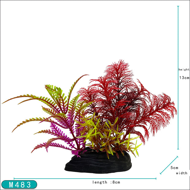 Big Kahuna 4 inch Medium Base Plastic Plants (6 pack)